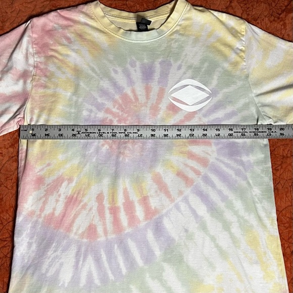 SSKWAN Tie Dye Logo T-Shirt | Pastel Festival Streetwear Sz M - Picture 6 of 8